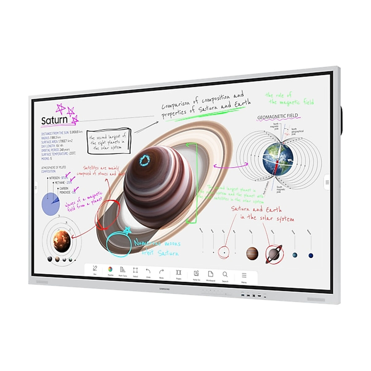 Interactief Touch Screen Samsung WM75B 75" 60 Hz 4K Ultra HD